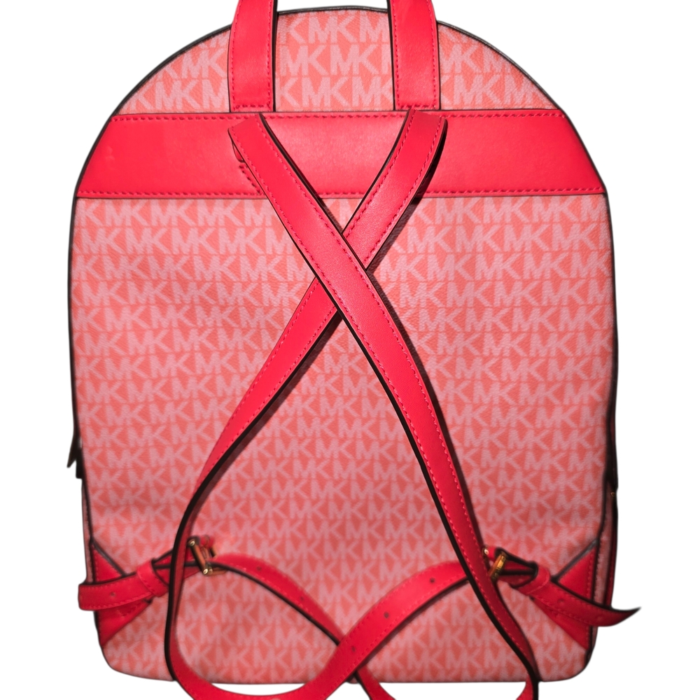 Michael Kors NWT Grapefruit Backpack & Used Wristlet Wallet - Picture 5 of 12